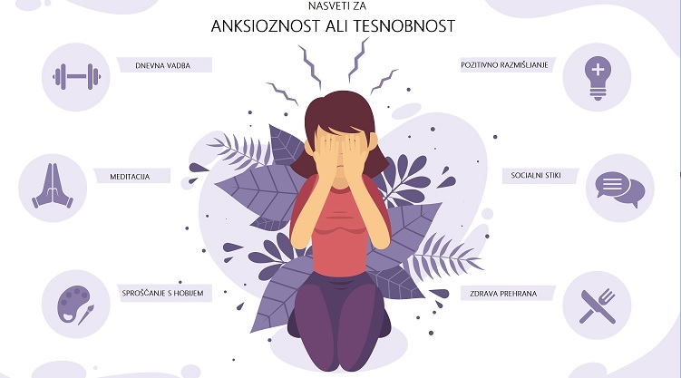 Anksioznost in tesnobnost - znaki, telesni simptomi in pomen preventive za živčni sistem